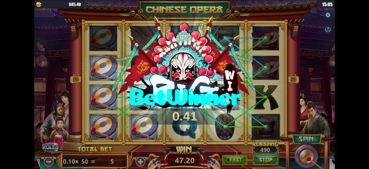 BetWinner casino presented on mobile device in Pakistan with slots and live games